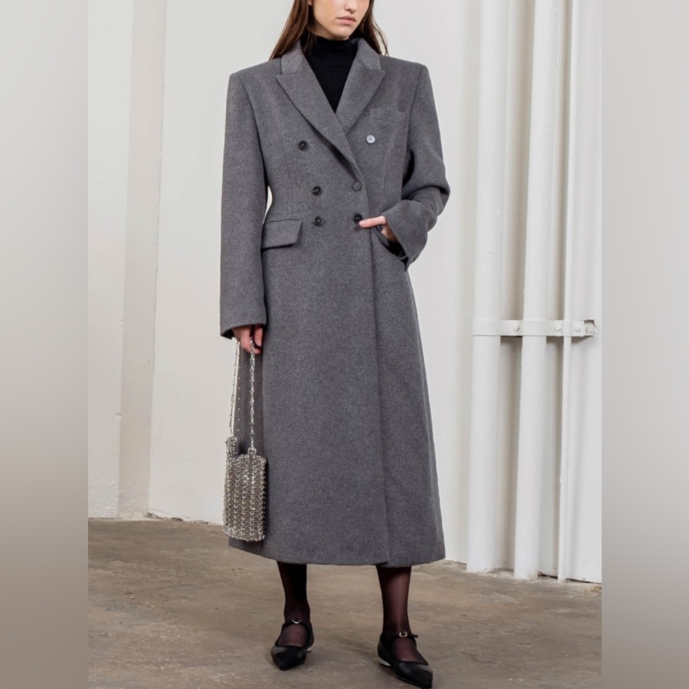 Moon River gray coat LIKE NEW